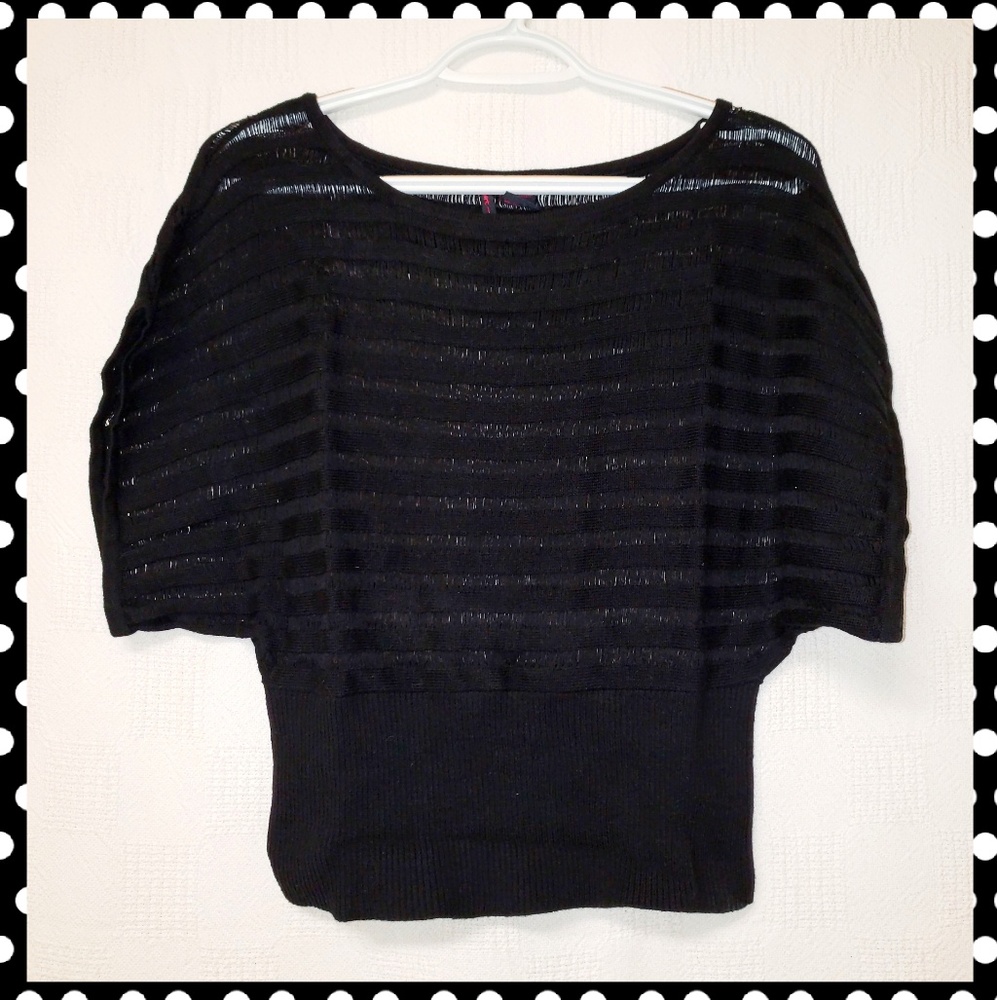 Black Striped Sweater